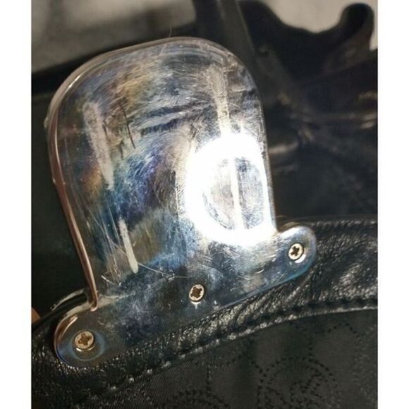 Michael Kors Black Leather Purse *USED* - Picture 9 of 10